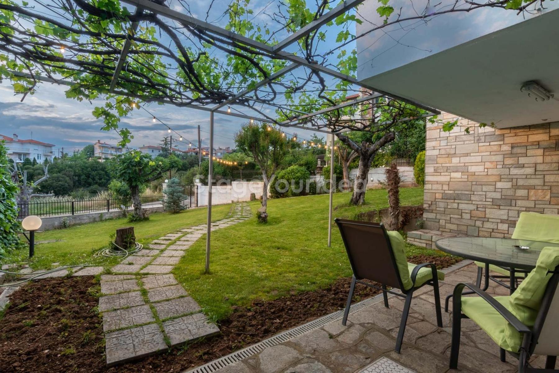 Traditional Villa Appartment With Garden, Also For Gatherings ,15 Minutes From Thessaloniki Airport المظهر الخارجي الصورة