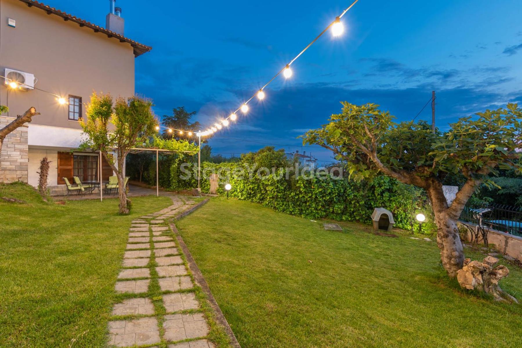 Traditional Villa Appartment With Garden, Also For Gatherings ,15 Minutes From Thessaloniki Airport المظهر الخارجي الصورة